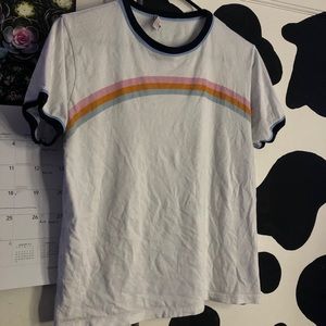 cute short w/ rainbow decor